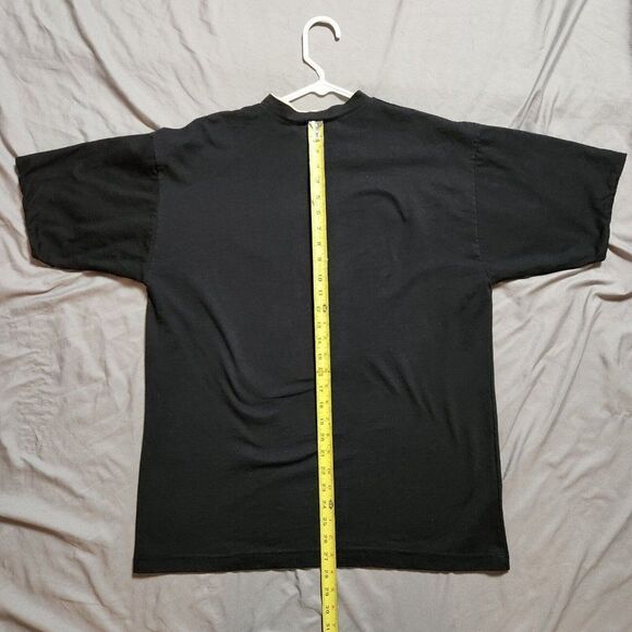 DAYTONA BEACH BIKE WEEK La Flame 1997 Vtg Black Graphic T-Shirt MEN'S L - Picture 7 of 8